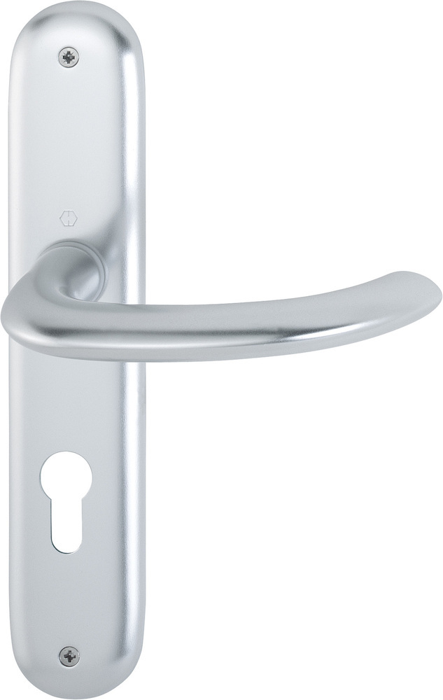HOPPE® Drückergarnitur mit Langschild Marseille 1138/273P, Aluminium, 2784857 HOPPE® Drückergarnitur mit Langschild Marseille 1138/273P, Aluminium, 2784857