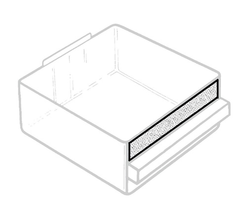 RAACO Etikettensatz 16St. B.135xH.18mm Etikett 150-04 16St. je Satz