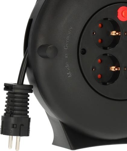 BRENNENSTUHL Kabelbox Vario Line VL2-X 4fach Kabel-L.10m schwarz Ku. IP20 BRENNENSTUHL