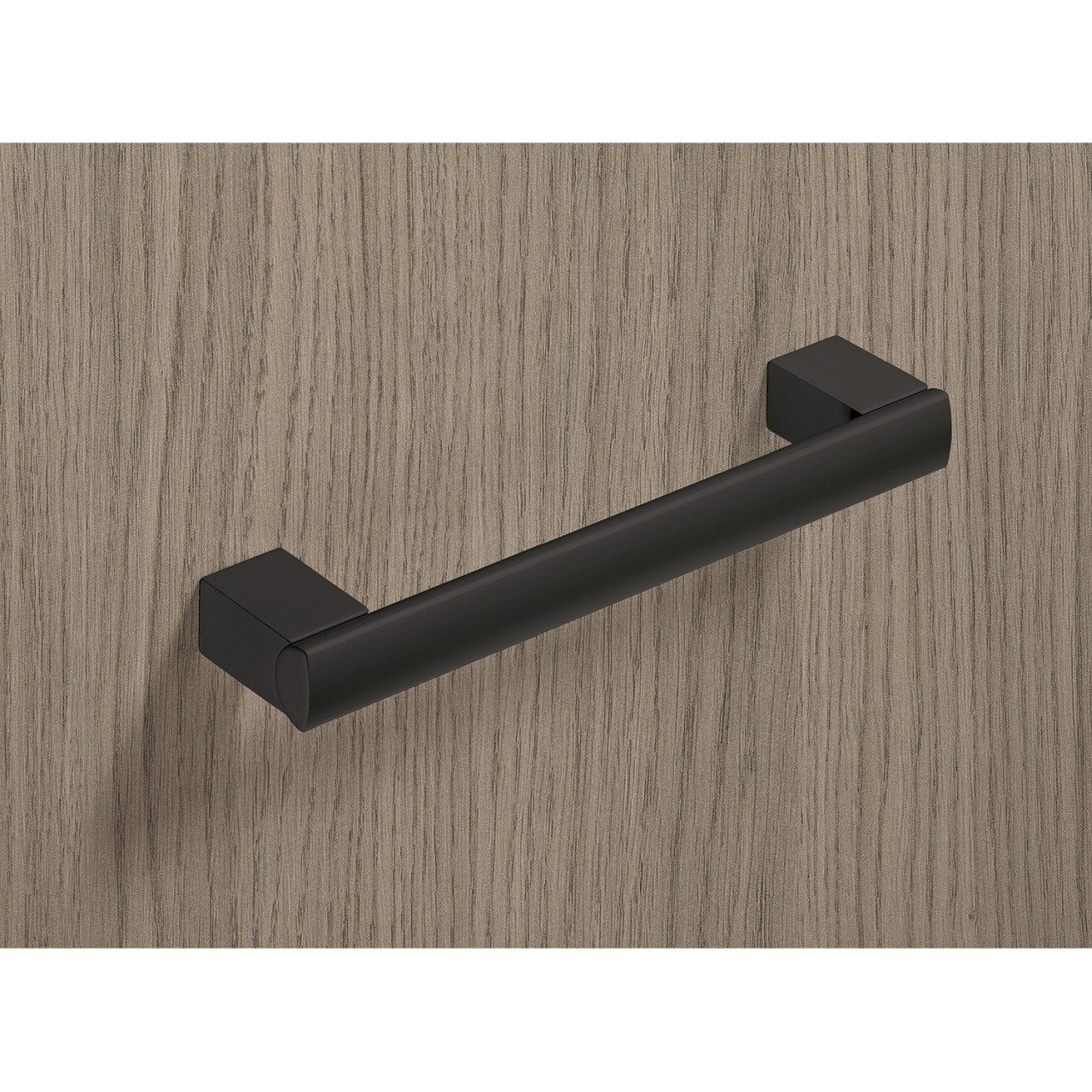 HETTICH Stangengriff Clivia, •–• 128, L 140 mm, B 16 mm, H 36 mm, Schwarz matt, 9265879 HETTICH Stangengriff Clivia, •–• 128, L 140 mm, B 16 mm, H 36 mm, Schwarz matt, 9265879