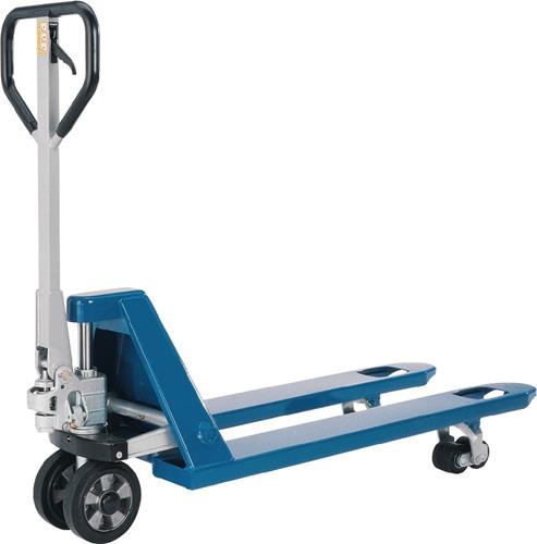 COLUMBUS Gabelhubwagen Gabel-L.1150mm Trgf.2500kg STA himmelblau Vollgummi/PUR PFAFF