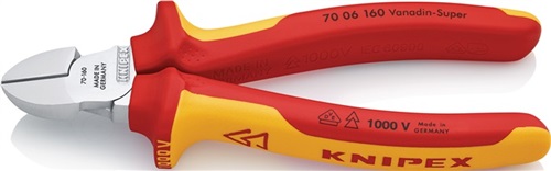 KNIPEX Seitenschneider L.160mm VDE Mehrkomp.-Hüllen KNIPEX