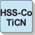 PROMAT Walzenstirnfräser DIN 1880 Typ HR D.40mm HSS-Co5 TiCN Z.7 PROMAT