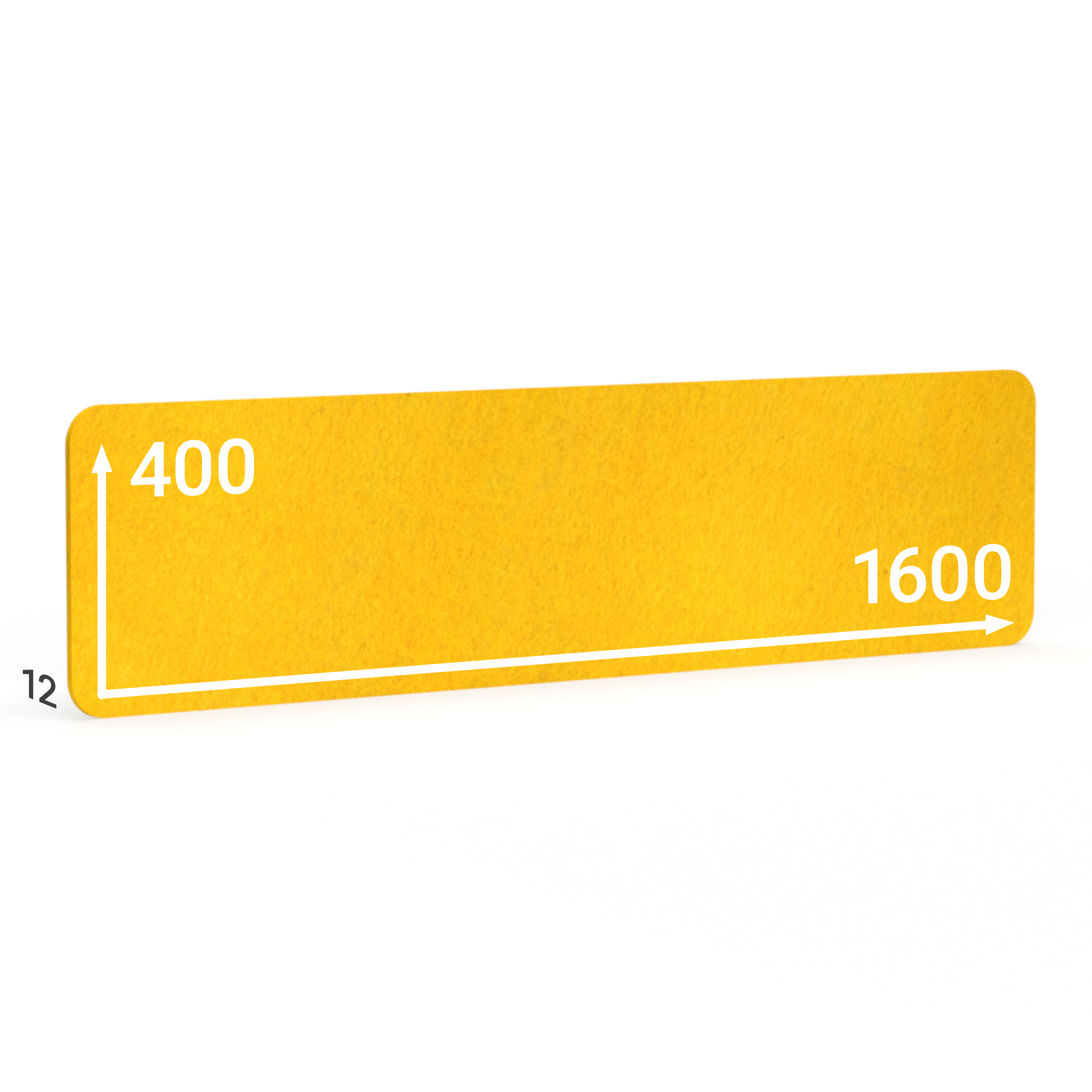 BMB AKUSTIX Vario eco, HxBxS: 400x1600x12 mm, Gelb, AV11