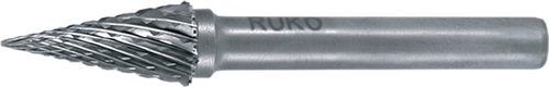 RUKO Frässtift SKM D.8mm Kopf-L.20mm Schaft-D.6mm HM Blank Verz.KVZ 4 RUKO