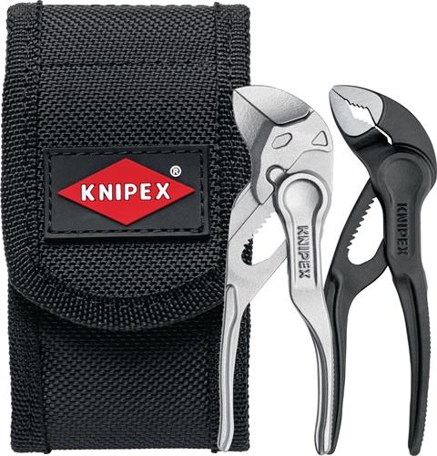 KNIPEX KNIPEX 00 20 72 V04 XS Mini-Zangenset XS in Werkzeuggürteltasche 2-teilig 110 mm