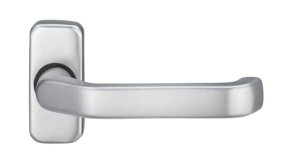 EDI Drücker-Halbgarnitur ohne Schlüsselrosette Keto 1200/2034, Aluminium