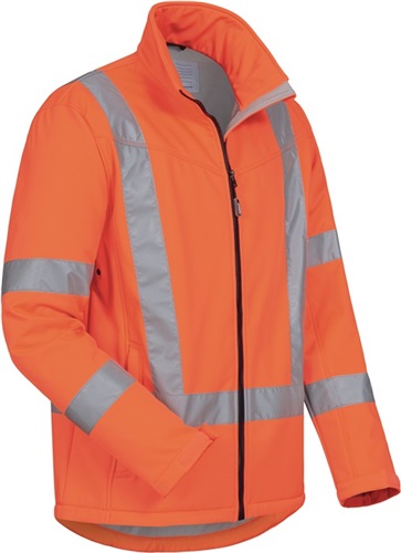 ELYSEE Warnschutz-Softshelljacken Wilmer Gr.XXL orange ELYSEE