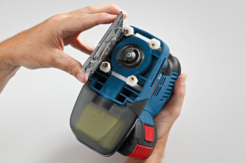 BOSCH Akku-Schwingschleifer GSS 18V-10, Solo Version, L-BOXX