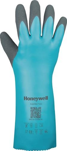 HONEYWELL Chemiehandschuhe FLEXTRIL™ 211 Gr.9 grün EN 388,EN 374,EN 407 PSA III HONEYWELL