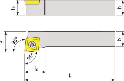 PROMAT Klemmdrehhalter SCLCR 2020 K09 re.vern.Außen PROMAT