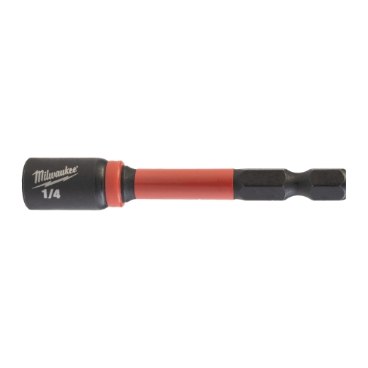 MILWAUKEE 1/4˝ x 65 mm, magnetisch SHOCKWAVE Steckschlüssel 1/4"