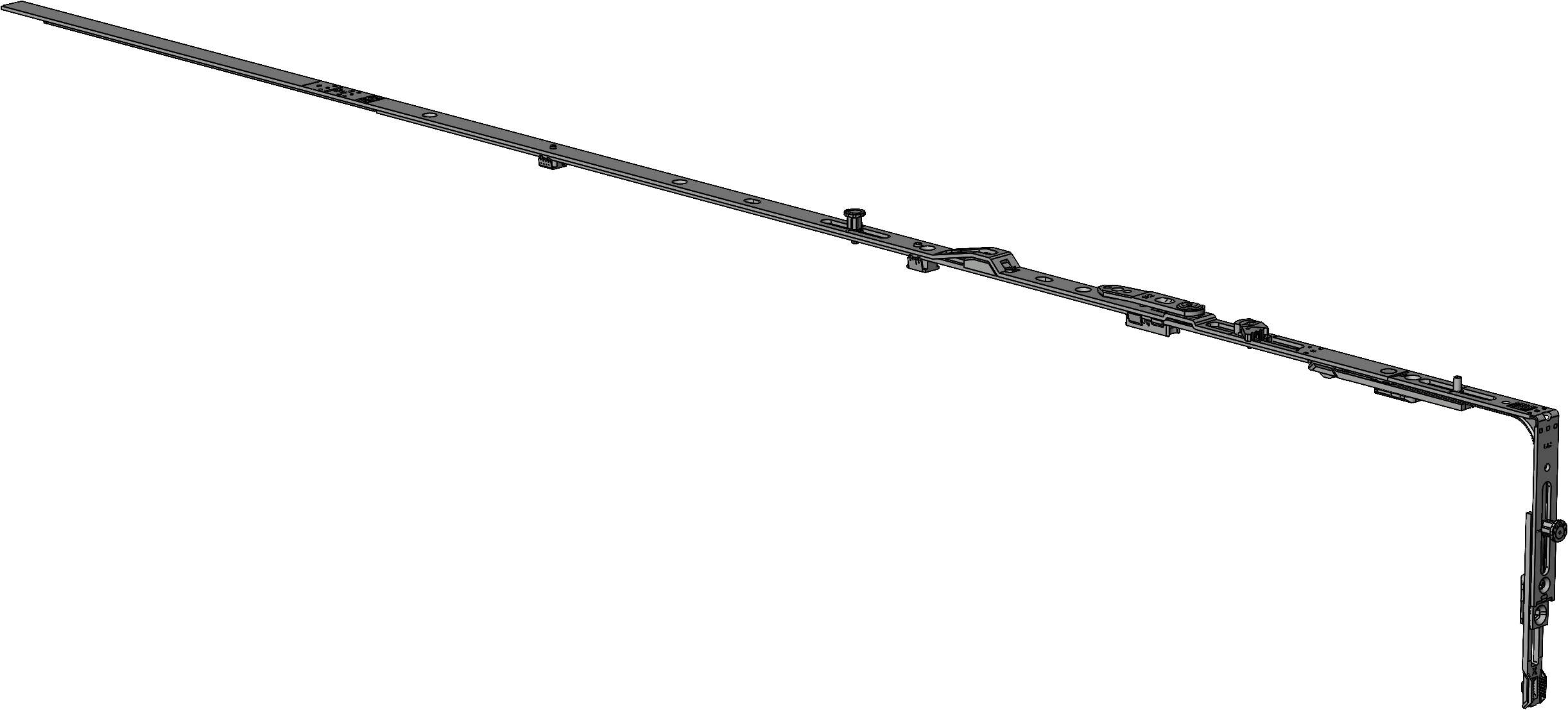 WINKHAUS Oberschiene OS2.1250-1.ZSS.E2.F.MSL.LS, WINKHAUS Oberschiene OS2.1250-1.ZSS.E2.F.MSL.LS,