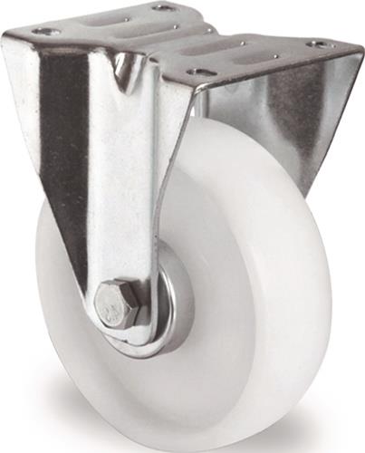 TECWERK Bockrolle D.125mm Trgf.200kg PA Platte L105xB80mm TECWERK