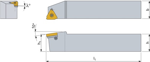 Klemmdrehhalter SEL 1212 F16 li. Außendrehen PROMAT Klemmdrehhalter SEL 1212 F16 li. Außendrehen PROMAT