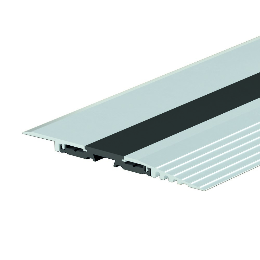 PLANET Flachschwelle F130, reduzierte Höhe, Aluminium 6.000 mm silberfarben