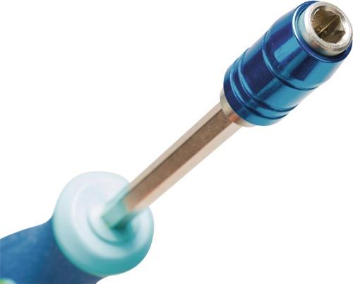 TECWERK Bithandhalter 1/4 Zoll m.SWF Klingen-L.100mm 2K-Griff TECWERK