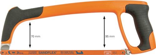 BAHCO Metallsägebogen 319 Blatt-L.300mm 24 Z./Zoll D-Komfortgriff BAHCO