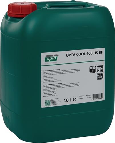 OPTA Hochleistungskühlschmierstoff Cool 600 HS BF wassermischbar 10l Kanister OPTA