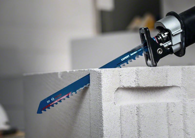 BOSCH EXPERT ‘Aerated Concrete’ S 1241 HM Säbelsägeblatt, 10 Stück. Für Säbelsägen