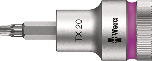 WERA Steckschlüsseleinsatz 8767 C HF TORX® 1/2 Zoll T20 L.60mm WERA WERA Steckschlüsseleinsatz 8767 C HF TORX® 1/2 Zoll T20 L.60mm WERA