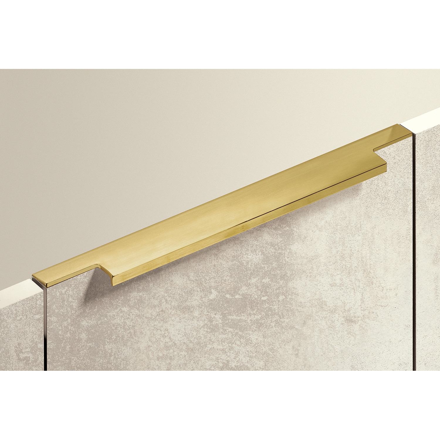 HETTICH Griffleiste Lamezia, L 595 mm, B 39 mm, Gold Optik matt gebürstet, 9265990