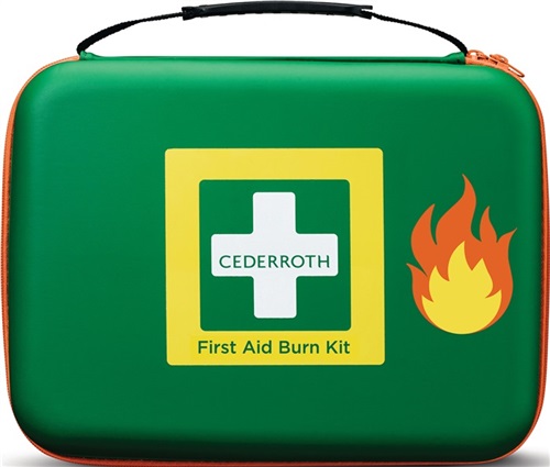 CEDERROTH Erste-Hilfe-Tasche B305xH245xT86ca.mm grün z.Brandwundenversorgung CEDERROTH