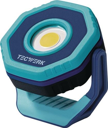 TECWERK LED-Akkuhandleuchte 3,7V 2600 mAh Li-Ion 7 W 100-800 lm Ladezeit 4 h TECWERK