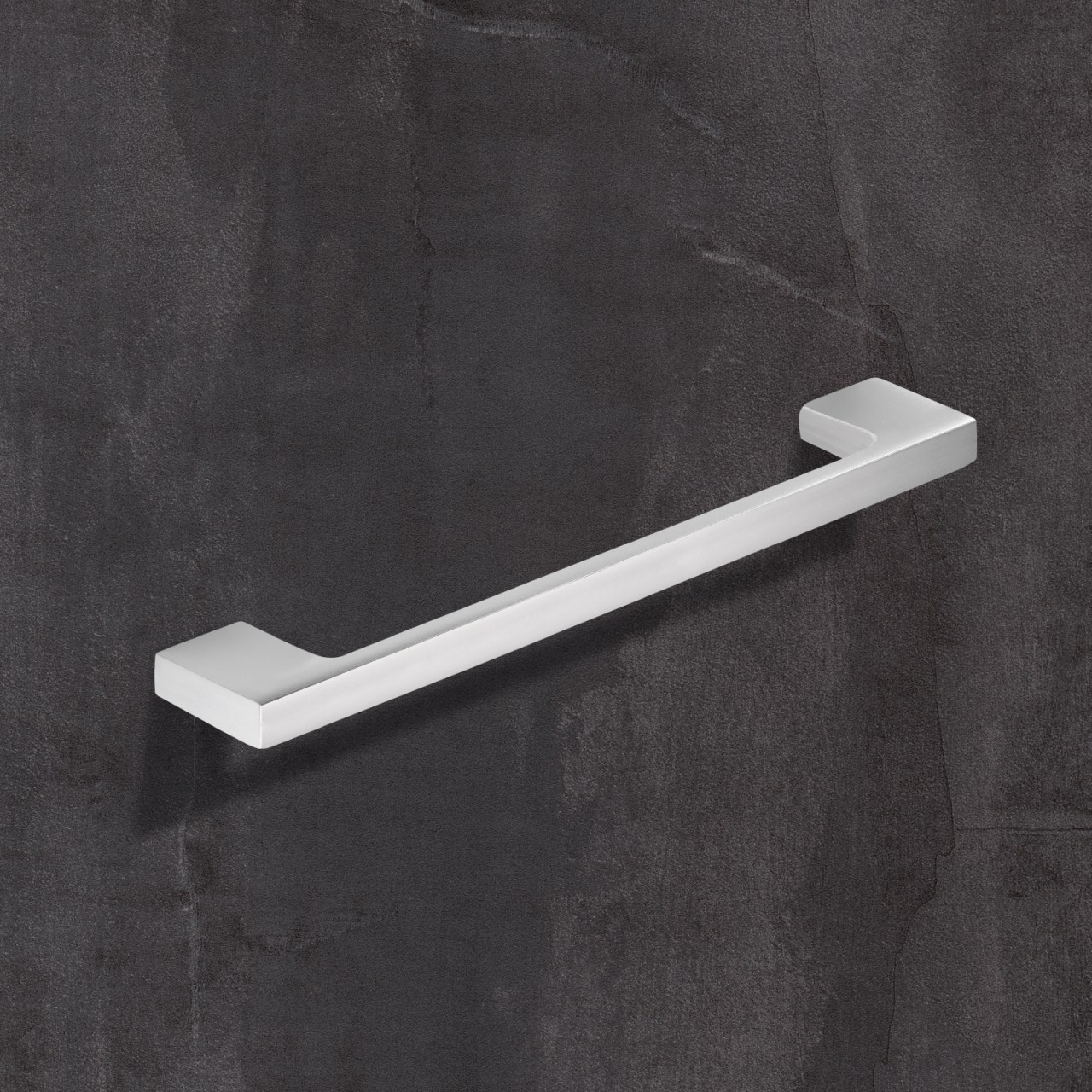 HETTICH Griff Belluno, •–• 160 / 192 mm, L 200 mm, B 9 mm, H 30 mm, Verchromt matt, 43502 HETTICH Griff Belluno, •–• 160 / 192 mm, L 200 mm, B 9 mm, H 30 mm, Verchromt matt, 43502
