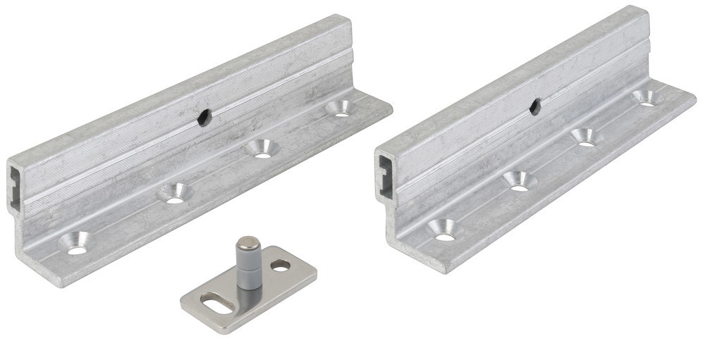 HERMAT Klemmwinkel-Set SAN REMO 9170/HOLZ, Aluminium