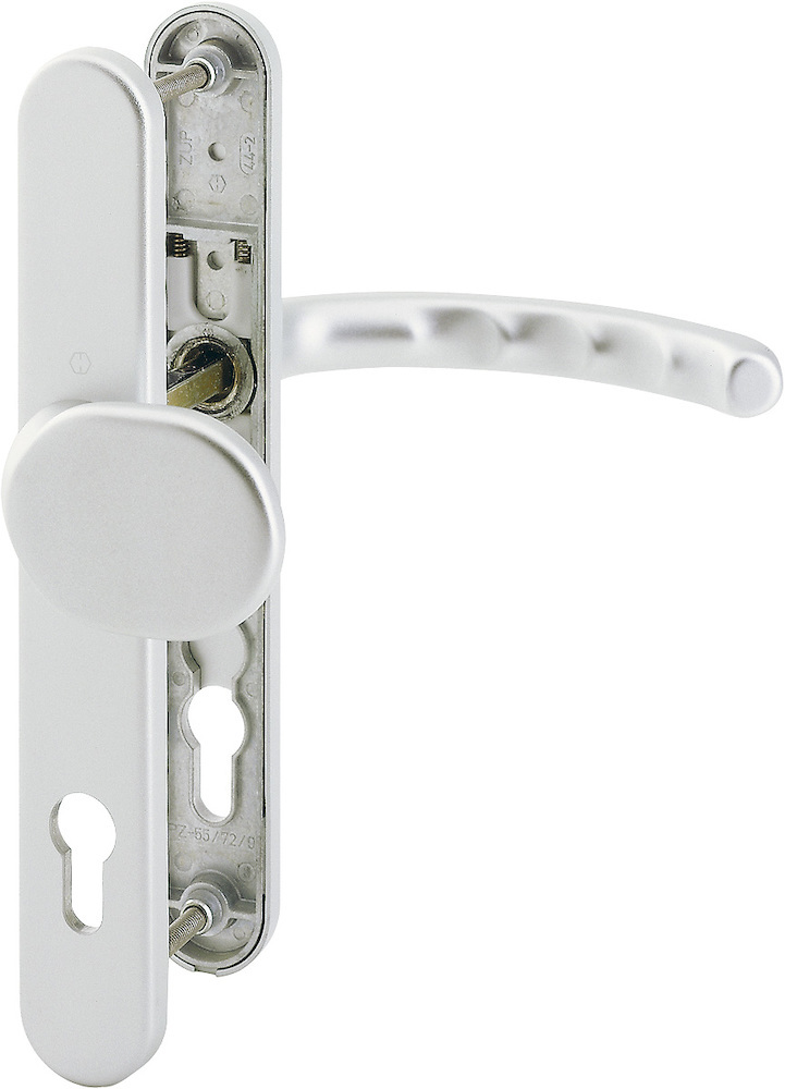 HOPPE® Wechselgarnitur mit Schmalschild Luxembourg 86G/3357N/1500, Aluminium, 6991749