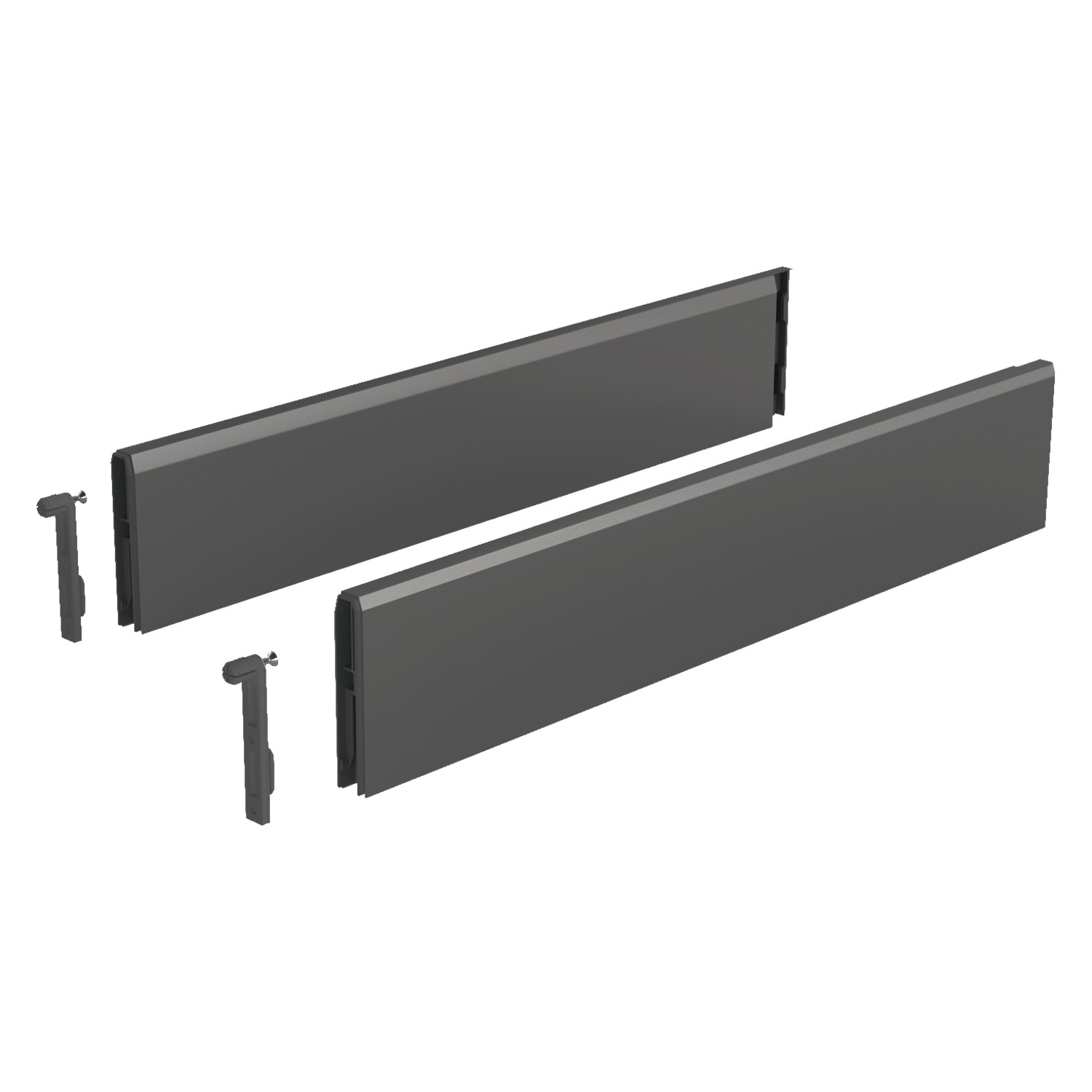 HETTICH TopSide ArciTech, 500 mm, (186/94, 218/126) anthrazit, 9122921