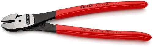 KNIPEX Kraftseitenschneider L.250mm pol.Form 0 Ku.-Überzug KNIPEX