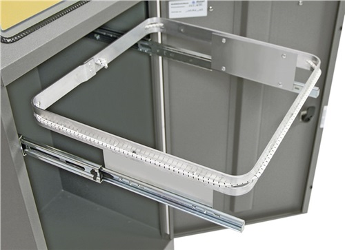 STUMPF Wertstoffsammler 75l H900xB400xT380mm lichtgrau m.Müllsackhalter,o.Trethebel