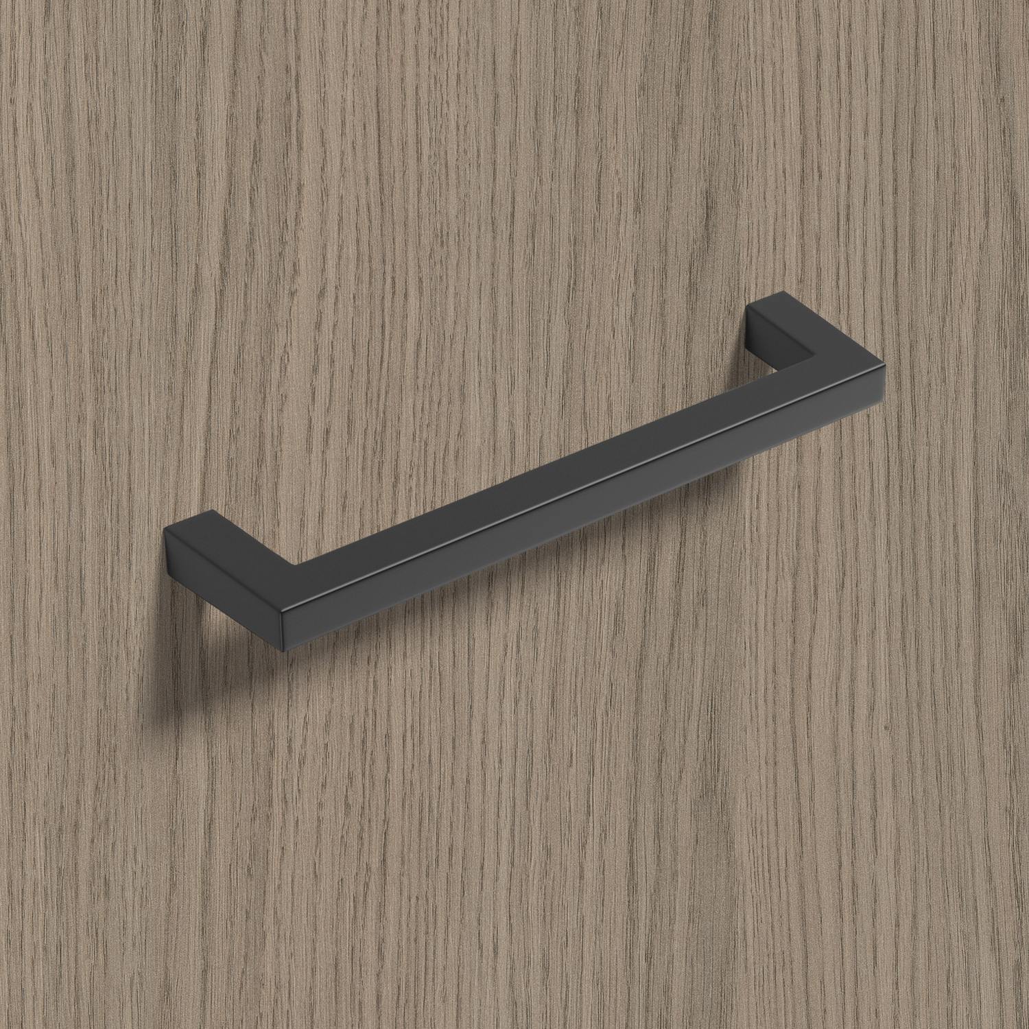 HETTICH Griff Tornea, •–• 192, L 202 mm, B 10 mm, H 32 mm, Schwarz matt, 9269732 HETTICH Griff Tornea, •–• 192, L 202 mm, B 10 mm, H 32 mm, Schwarz matt, 9269732