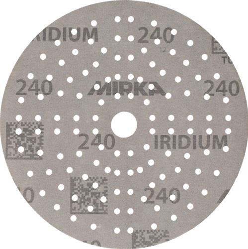 MIRKA Haftschleifscheibe IRIDIUM Grip 121L 150mm K.240 f.HO/Metall/Lack/Ku.