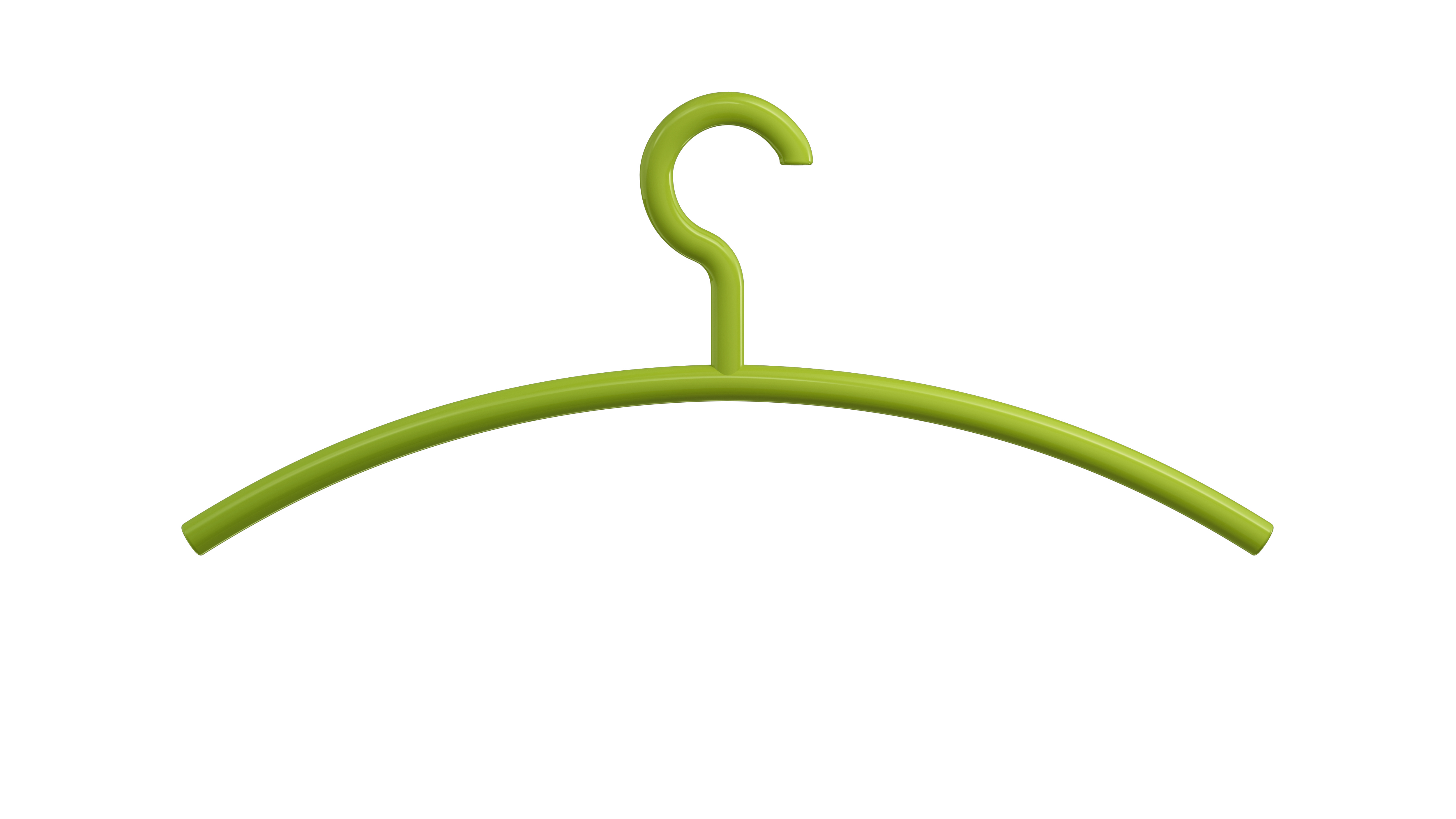 HEWI Kleiderbügel, System 111, feststehender Haken, apfelgrün