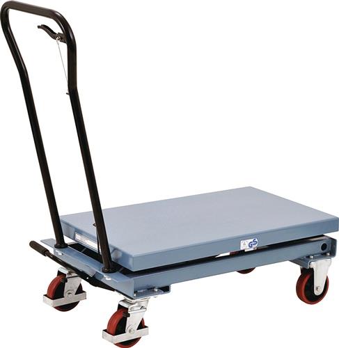 TECWERK Scherenhubtischwagen Trgf.150kg Hubber.220-720mm fusshydraulisch TECWERK