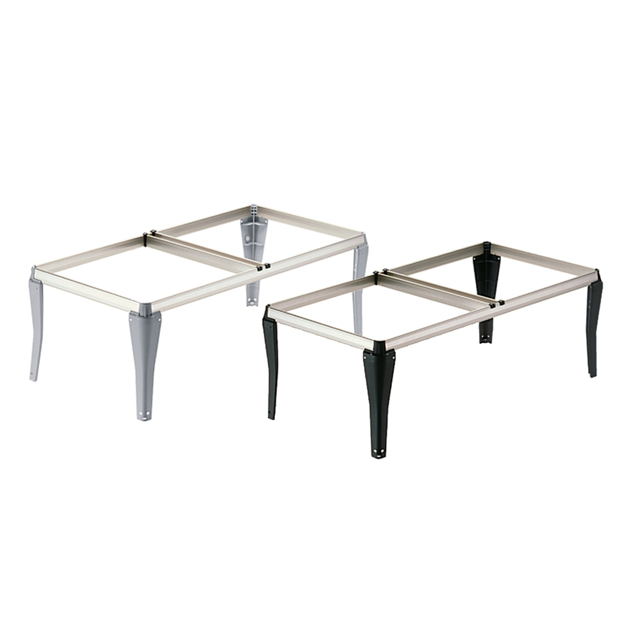 HETTICH Steckbarer Hängerahmen Schreibtischunterschrank, Aluminium Optik, 350x244x350 mm, 9039919