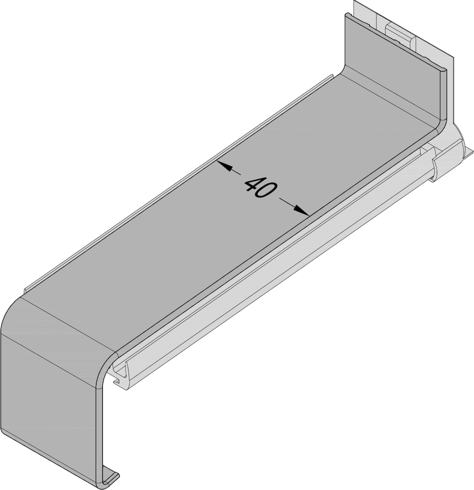 GUTMANN Stoßverbinder VF 400, 195 mm, dunkelbraun