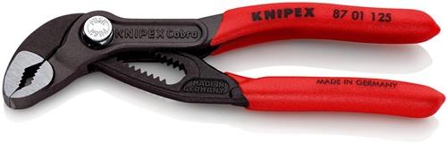 KNIPEX Wasserpumpenzange Cobra® L.125mm Spann-W.27mm pol.Ku.-Überzug KNIPEX