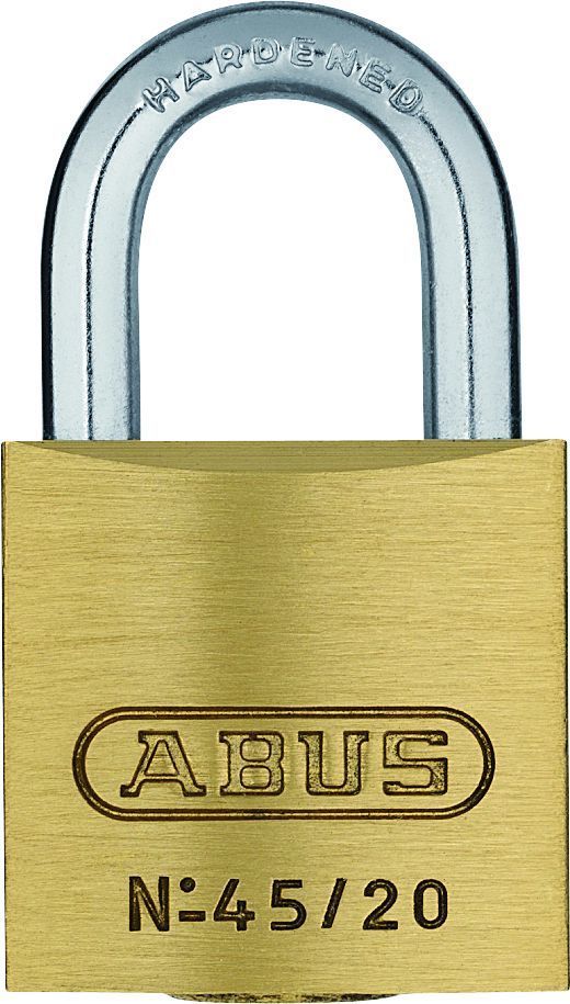 ABUS Zylindervorhangschloss 45, Messing massiv