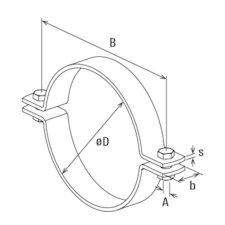 FISCHER Rohrschelle Massiv FMFSC 32