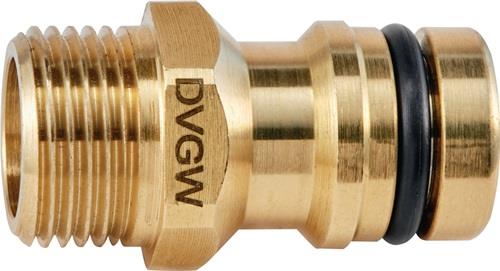 KARASTO Gerätestecker GEKA plus KTW MS AG G 3/4 Zoll SB GEKA