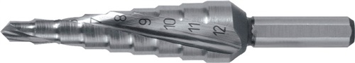RUKO Stufenbohrer Bohrber.6-37mm HSS-Co5 Spiralnut Z.2 Stufen 12 RUKO