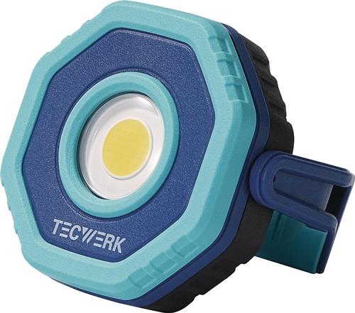 TECWERK LED-Akkuhandleuchte 3,7V 2600 mAh Li-Ion 7 W 100-800 lm Ladezeit 4 h TECWERK