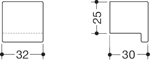 HEWI Knopf 547.32.4, Polyamid