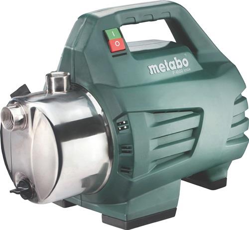 METABO Gartenpumpe P 4500 Inox 4500 l/h 48m 4,8bar 1300W VA 25,4mm (1Zoll) IG METABO