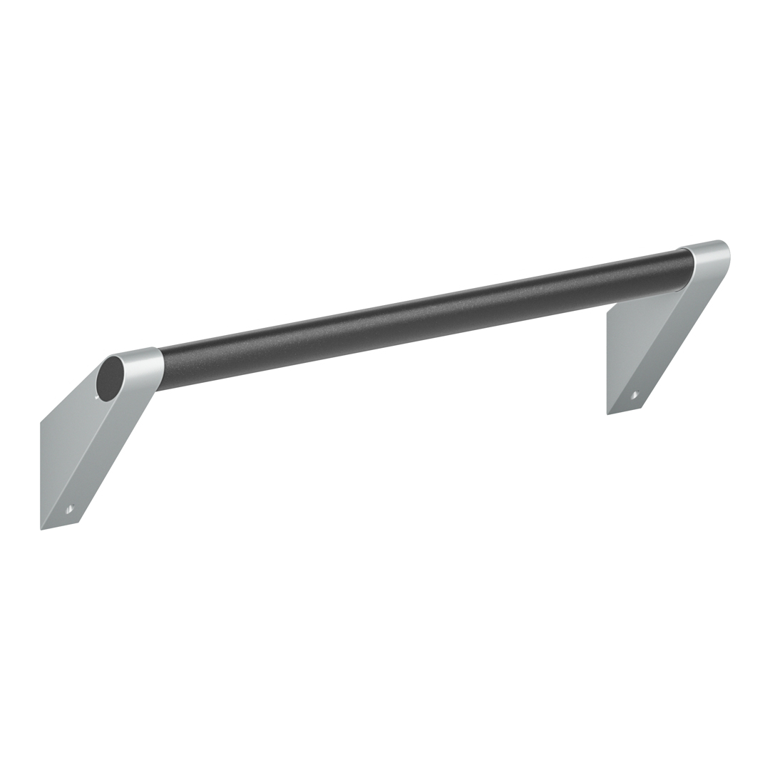 KWS Haltegriff 450 A100 Stützen Aluminiumgrau / Anthrazitgrau