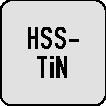 PROMAT Zentrierbohrer DIN 333 Form A D.1mm HSS TiN re.PROMAT